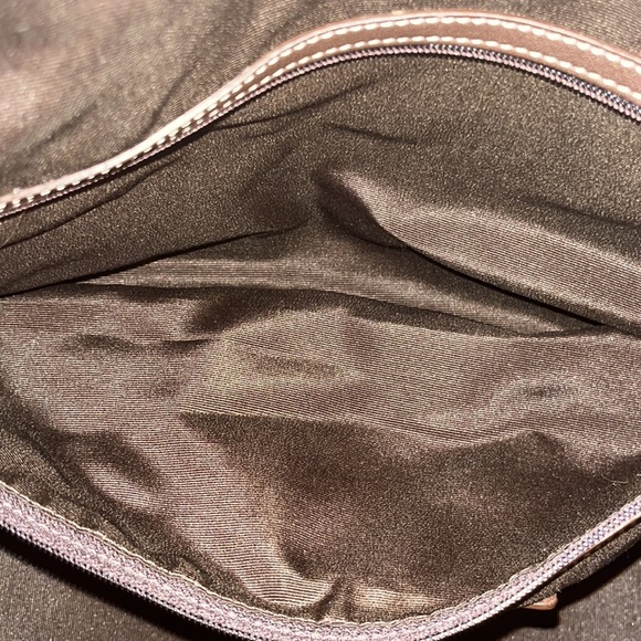 Coach Boston Stripe Weekend Duffle Bag w D rings Crossbody strap NOT included. - Picture 8 of 10